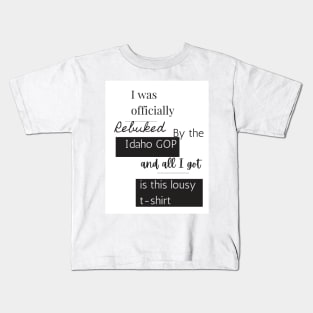 Rebuked Kids T-Shirt